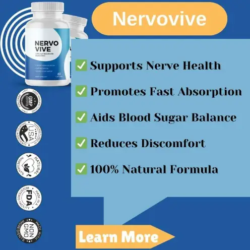 Nervovive capsules designed to support healthy nerve function